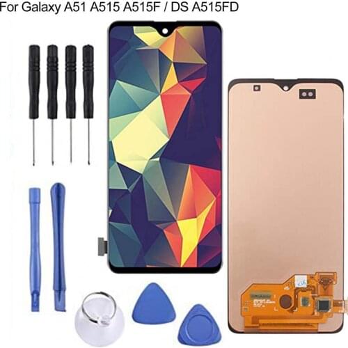 LCD Display Digitizer Assembly Parts Replacement Tool Kit for Samsung Galaxy A51 Accessories For Mobile Phones Parts
