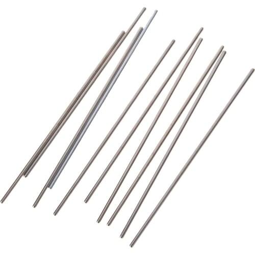 10 Pcs 2*100mm Metal Model Axle Gear Shaft Diameter 2mm DIY Toy Accessories For Car