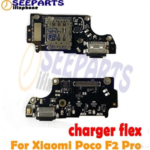 For Xiaomi Poco F2 Pro Charging Port Flex Cable Replacement Parts USB Dock Charger Flex Cable