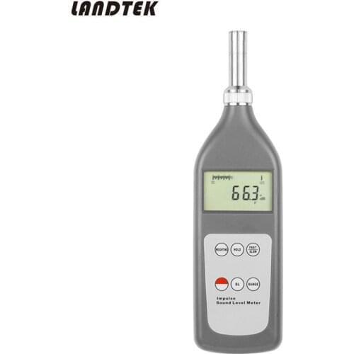 SL-5868I Impulse Sound Level Meter with three 3 weighting Fast (F), Slow (S), Impulse (I) selection Measuring Range 25dB~130dB