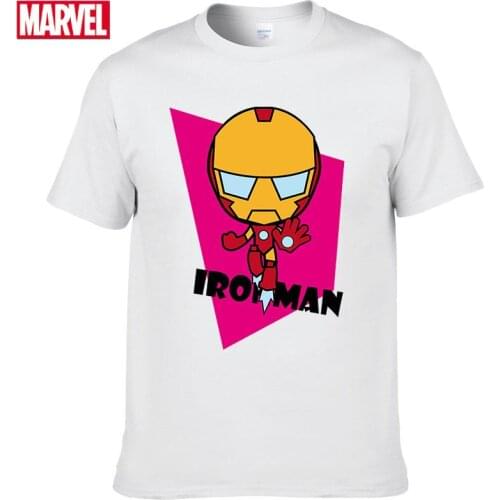 Marvel The Avengers Tony' Stark Iron Man short sleeve t-shirts Summer Men t-shirt graphic t shirts Womens cotton t-shirt #21