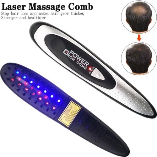 Infrared Massage Laser Electric Comb Hair Growth Brush Care Anti Hair Loss Treatment Regrowth Restoration Grow Brush set