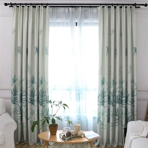 Beautiful Printed Floral Blackout Curtains for Living Room Bedroom Kitchen Room Shading Drapes Window Treatments