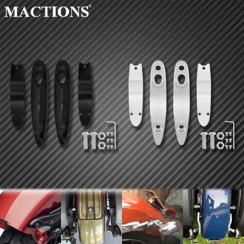 Motorcycle Rear Turn Signal Extension Bracket Relocation Black/Chrome For Harley Softail 00-20 Slim Breakout Fat Boy EFI FLSTFI