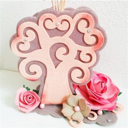 Christmas tree frame Metal Cutting die keychain shaker Heart Paper Key Chain Scrapbook Paper Craft Card Punch Art Knife Cutter