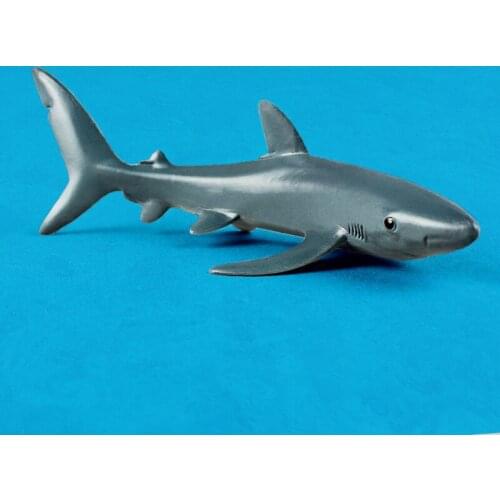 Blue Shark Model Marine Organism Shark Oceans Animal Model Plastic Children Early Education Toy Gift
