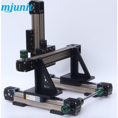 Motorized XYZ linear motion Nema 17 guide way belt drive linear rail