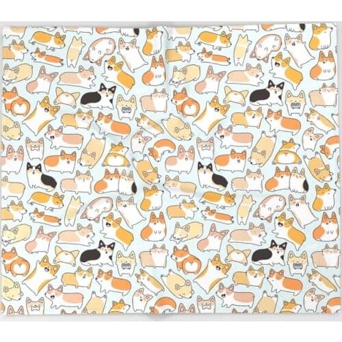 Dog Corgi Cartoon Throw Blanket Cute Kids Design Corgi Doodle Blankets for Beds Christmas Decorations for Home