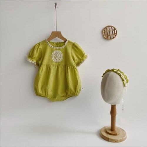 2021 new boys girls rompers cotton summer babys jumpsuit
