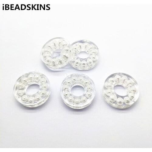 New arrival! 36x32mm 30pcs Built-in Imitation pearls Round charm for Earrings parts,hand Made Earrings Findings Jewelry DIY