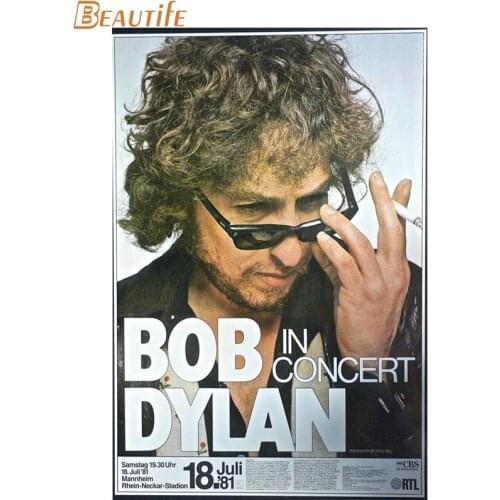 Custom Bob Dylan Poster Home Decor cloth poster DIY cloth poster Home Decor Canvas poster 40x60cm 50x75cm 60x90cm