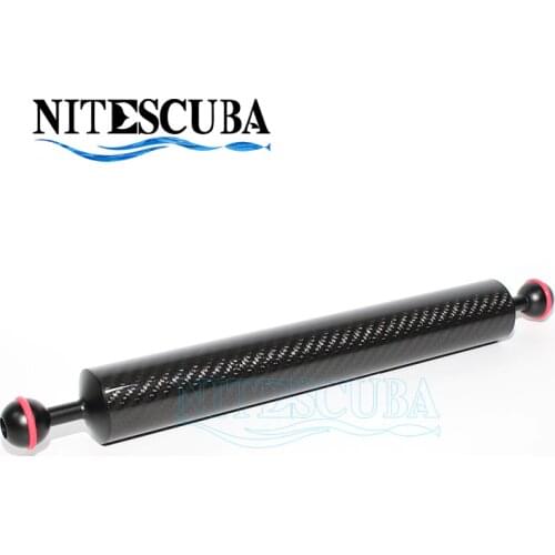 NiteScuba Diving Carbon Fiber Float Arm Buoy for strobe light S2000 YS D2 tg5 RX100 underwater camera housing case photography