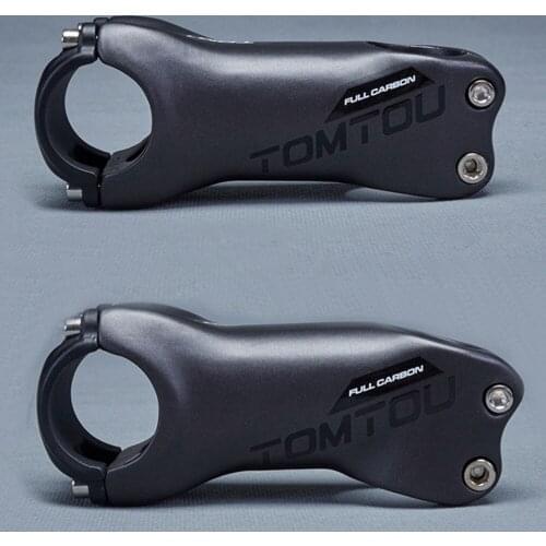 TOMTOU Black Matte UD Carbon Fiber Bicycle Stem Handlebar 31.8nn for Mountain Road Bike Parts - T25M46