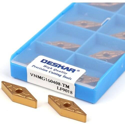 VNMG160404-TM LF9018 VNMG160408 VNMG160412 CNC Lathe Carbide inserts Machine Tools Processing Steel Parts High Quality Durable