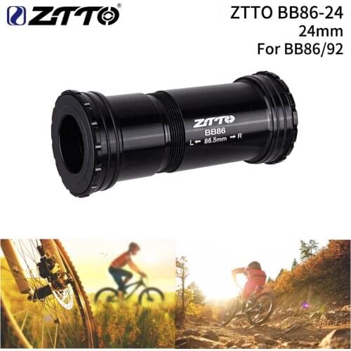 ZTTO BB86 24mm CERAMIC BB92 BB90 Press Fit Bottom Brackets Thread lock for Road Bicycle Mountain bike 24 shaft Crankset chainset