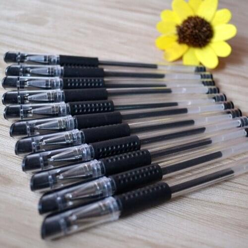 20 Pcs 0.5mm Gel Pens +50 Pcs Refills Set Office School Writing Stationery Student Gifts