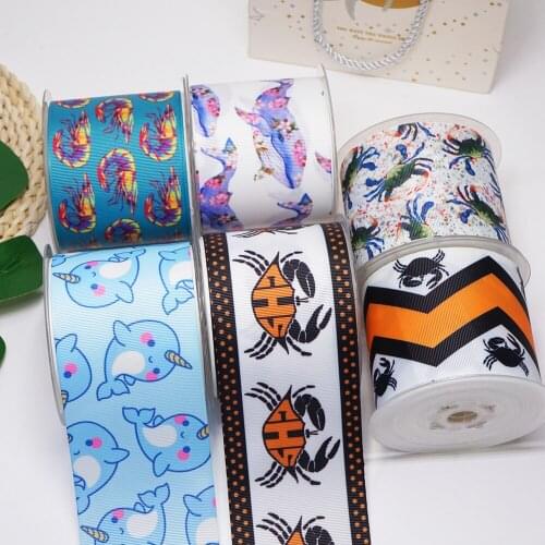 3 Inch 75 MM Cartoon Sport Printed Grosgrain Ribbons For Bows Craft Suppliers 58411