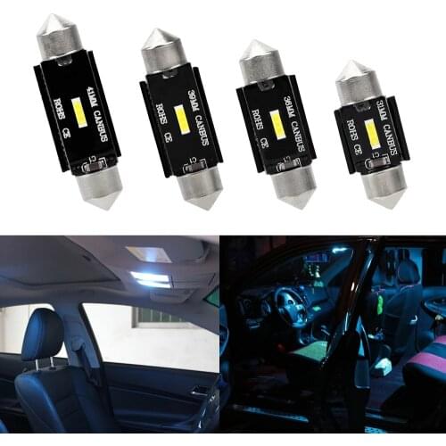 31mm 36mm 39mm 41mm Car Interior Roof Reading Light 12V CSP Chip LED Bulb 1860 Decoding Lamp C5W LED CANBUS License Plate Light