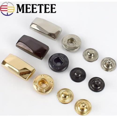 5/10pcs 21x11mm Metal Snap Buttons Down Coat Decorative Button Sewing Botones Outerwear Overcoat Fasteners Press Stud Buckle