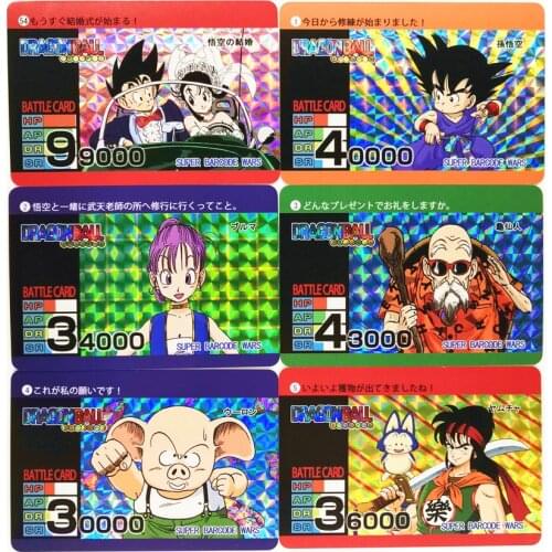 54pcs/set Super Saiyan Dragon Ball Z Baqu Heroes Battle Card Ultra Instinct Goku Vegeta Game Collection Cards