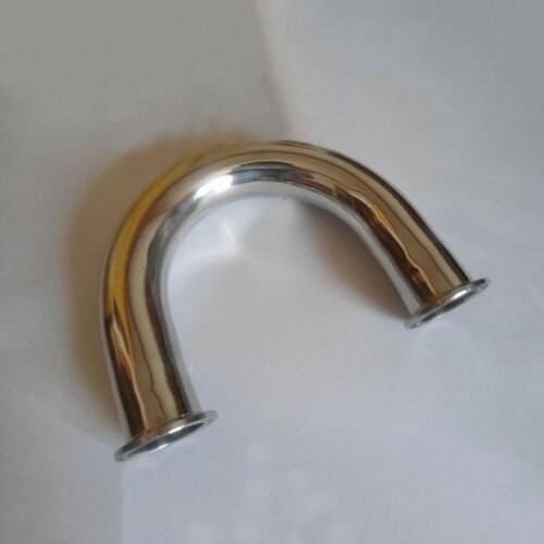 76mm Pipe OD 3" Tri Clamp U Shaped Return 180 Degree Bend SUS 304 Stainless Sanitary Fitting Spliter Homebrew