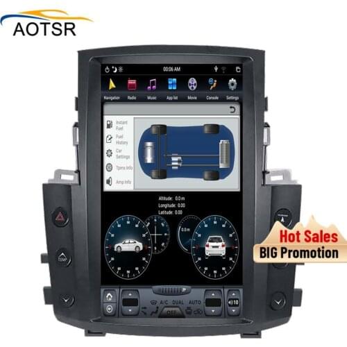 Support 360 4G+32G Big screen Tesla style Android 8.1 Car radio Stereo For Lexus LX570 2007-2015 GPS Navi Audio head unit no dvd