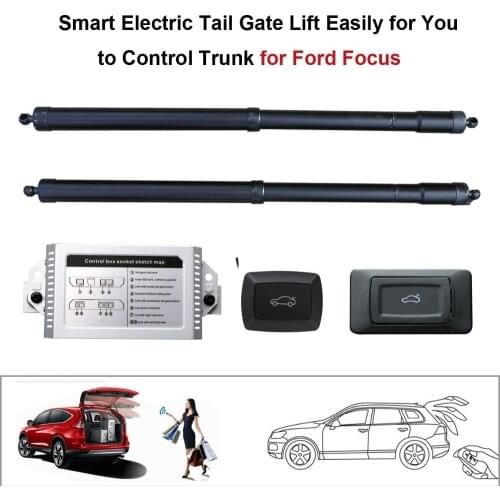 Car Smart Auto Electric Tail Gate Lift for Ford Focus Remote Control Drive Seat Tail Gate Button Set Height Avoid Pinch