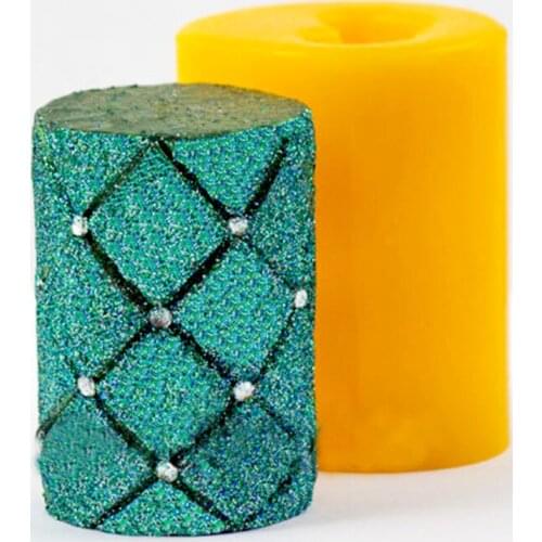 Mold Soap Mould Silicone Molds Mold Moulds PRZY 54125 for Soap Candle Molds Handemade Mould Aroma Stone Cylinder Rhombus 3D