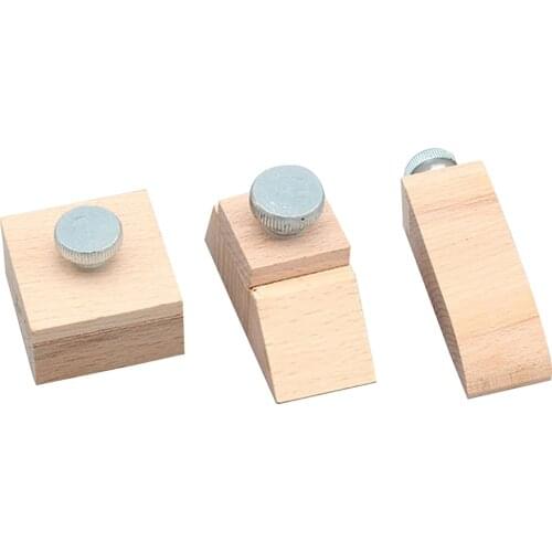DIY Sandpaper Sanding Block Handmade Leather Edge Polishing Grinding Sandpaper Holder Wooden Home Edge Tool Craft