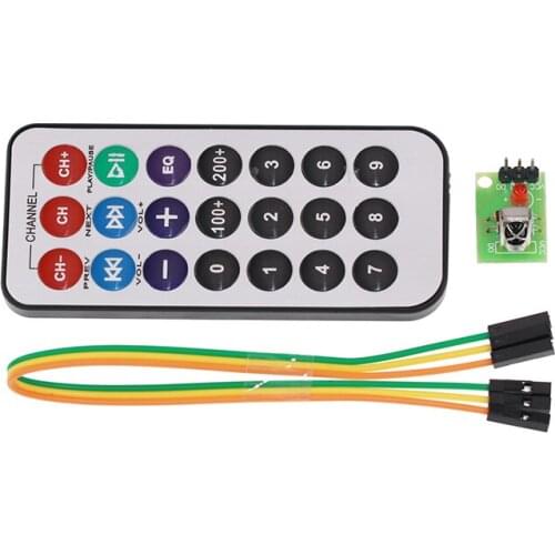 1LOT Infrared IR Wireless Remote Control Module Kits DIY Kit HX1838 For Arduino Raspberry Pi