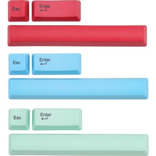 Mechanical Keyboard Accessories PBT Red ESC Enter Keycap R4 Cherry Mx Switch OEM Enter Spacebar 6.25 ANSI Kit Space Bar Keycap