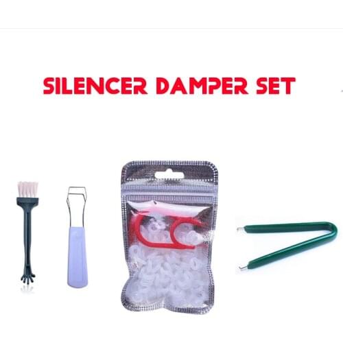 Mechanical keyboard sound damper 5 Kit,rubber mute O ring+big and small key cap puller+MX axis puller+ keyboard cleaning brush