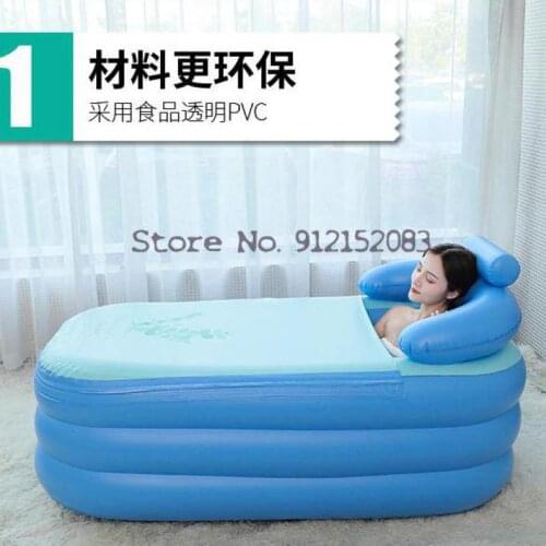 Adult Inflatable Bathtub Adult Bathtub Household Foldable Full Body Bathtub Large Bathtub Artifact