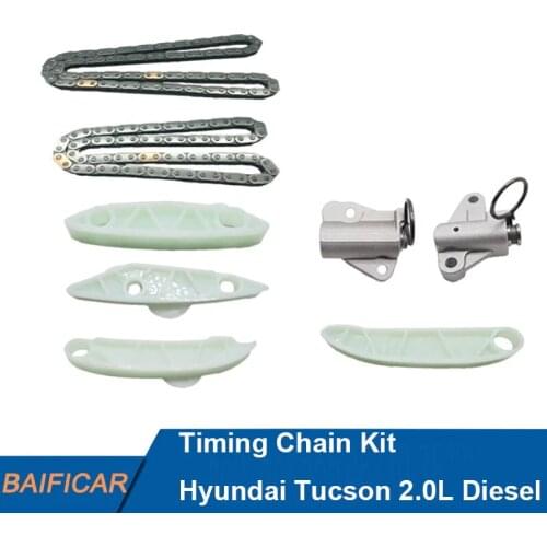 Baificar Brand New Genuine Timing Chain Kit 24361-2F000, 24351-2F000, 24510-2F000,24410-2F000 For Hyundai Tucson 2.0L Diesel