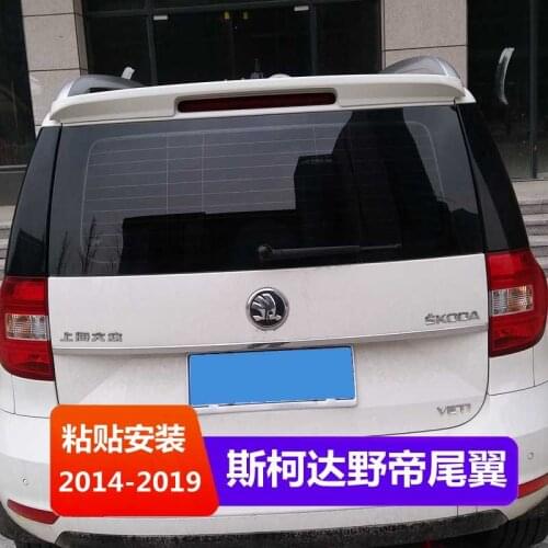 Suitable For Skoda Yetis Refitting Special Non Perforated Baking Paint Decorative Top Wing Sports Tail