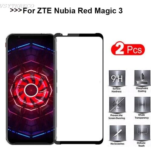 Full Coverage Screen Protectors For ZTE Nubia Red Magic 3 Scratch Proof Protective Film For ZTE Nubia Red Magic 3 Tempered Glass