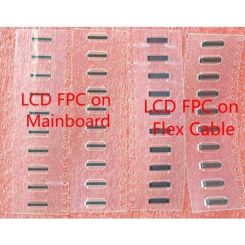 10PCS Original For Samsung A10 A105 A20 A205 A30 A305 A40 A405 A50 A505 A10S A20S A30S A307 A40S A50S LCD Display FPC Connector