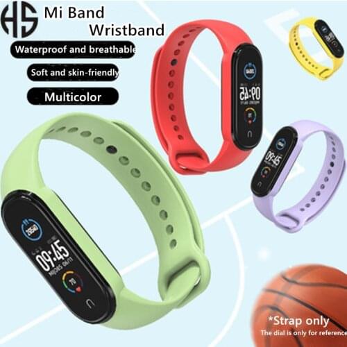 Mi Band 6 5 4 3 Wristband Smart Sports Replacement Belt Waterproof Personality Strap