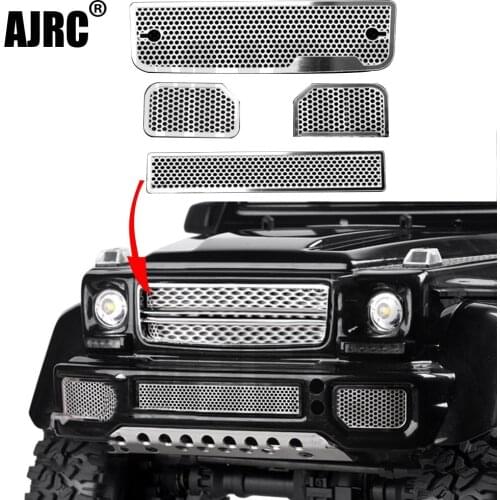 Stainless Steel Mesh Grille Intake Grille Cover for 1/10 TRAXXAS TRX-6 88096-4 TRX-6 G63 TRX-4 G500 RC Crawler Car Accessories