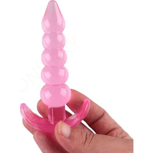 Silicone Anal Male Butt Plug Adult Sex Toys For Men Anal Plug Prostate Massager Dildo Vibrator Suction Cup Dildo