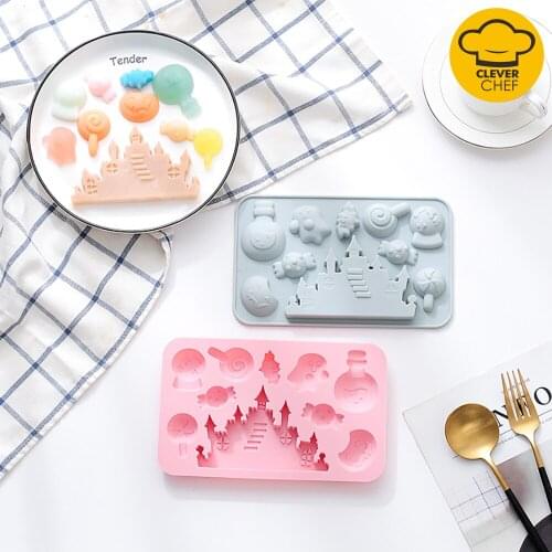 DIY Halloween Silicone Cake Mould Pumpkin Mummy Shaped Handmade Soap Mould Baking Fondant Chocolate Mould Halloween Decoration