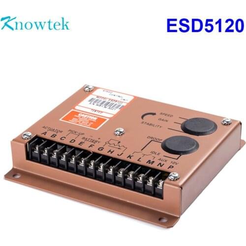 ESD5120 Engine Speed Control Unit Controller Replace for Diesel Alternator Generator Genset