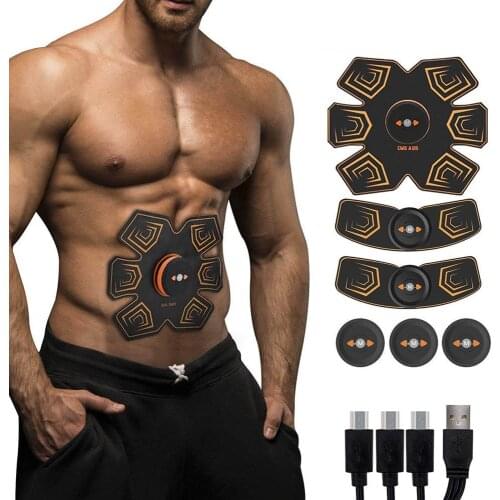 Muscle Stimulator EMS Abs Hip Trainer Fitness Training Gear Electric Abdominal Muscles Toner Home Gym Electrostimulator