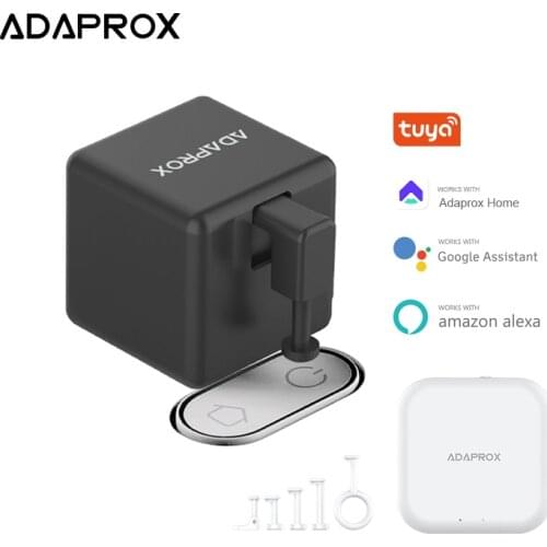 Adaprox Fingerbot Switch Bot Tuya Smart Switch Smallest Robot Work With Alexa Google Assistant Via Smart Life/TUYA/ Adaprox APP