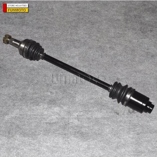 Rear left drive shaft drive axle assy of XT1100CC BUGGY/KINROAD 1100CC GOKART 22/27 TEETH for two end