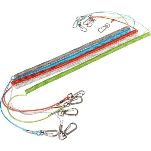 New 1 Pc Fishing Rope With Magnetic Buckle TPU Steel Gear Quick Release Cord 3m Fishing Accessory