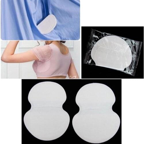 100Pcs (50pairs ) Armpit Sweat Pads Summer Disposable Underarm Absorbing Anti Perspiration Deodorant Unisex Armpit Deodorant