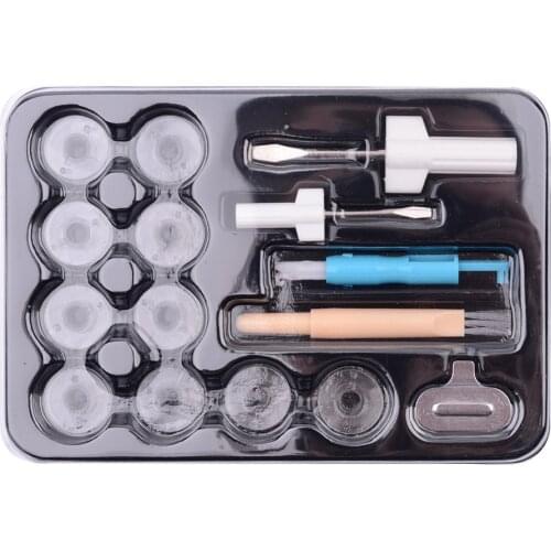 15pcs/Set Household Multifunctional Sewing Machine Tool Set Commonly Used Accessories Bobbin Brush Screwdriver Threader