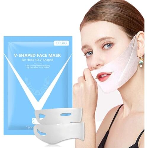 2-30Packs V Shape Lifting Face Mask lift Slimming Mask V Line Chin Up Patch 4D Reduce Double Chin Tape Neck Firming Shape Mask