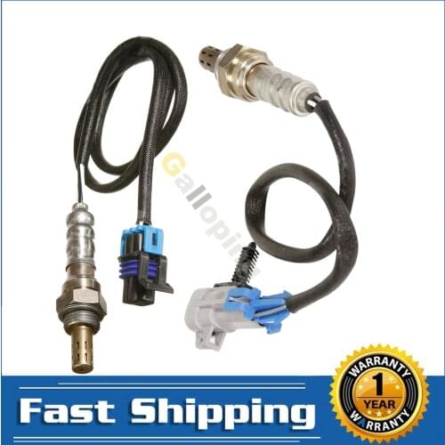 2pcs O2 Oxygen Sensor for Chevrolet Chevy Cobalt HHR Saturn Ion Vue 2.2L 2.4L Upstream Downstream 4 Wires Lambda 234-4668